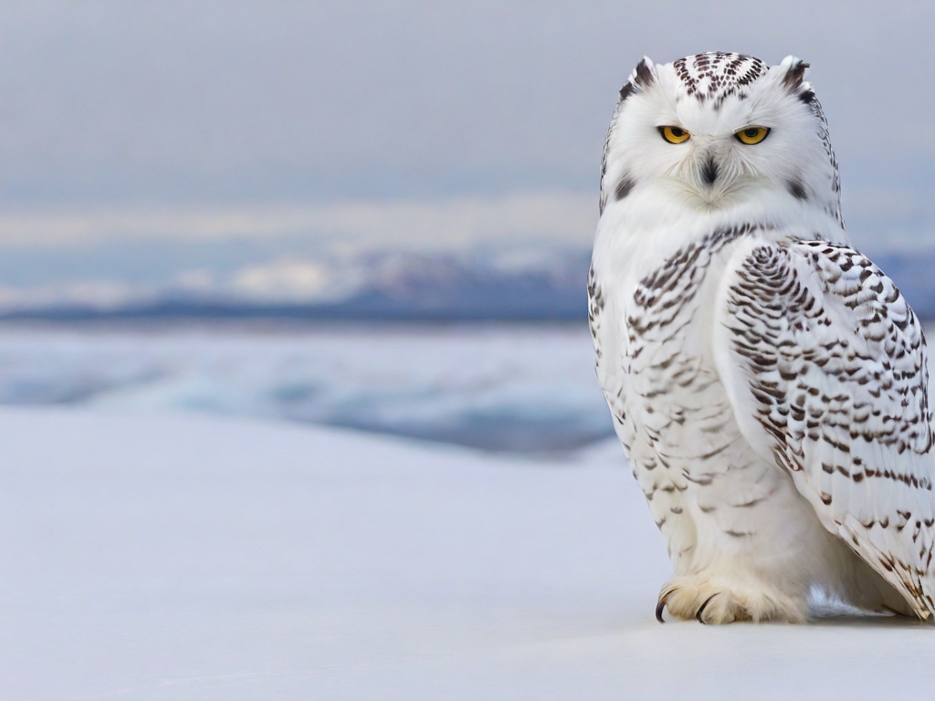 Enigmatic Snowy Owl